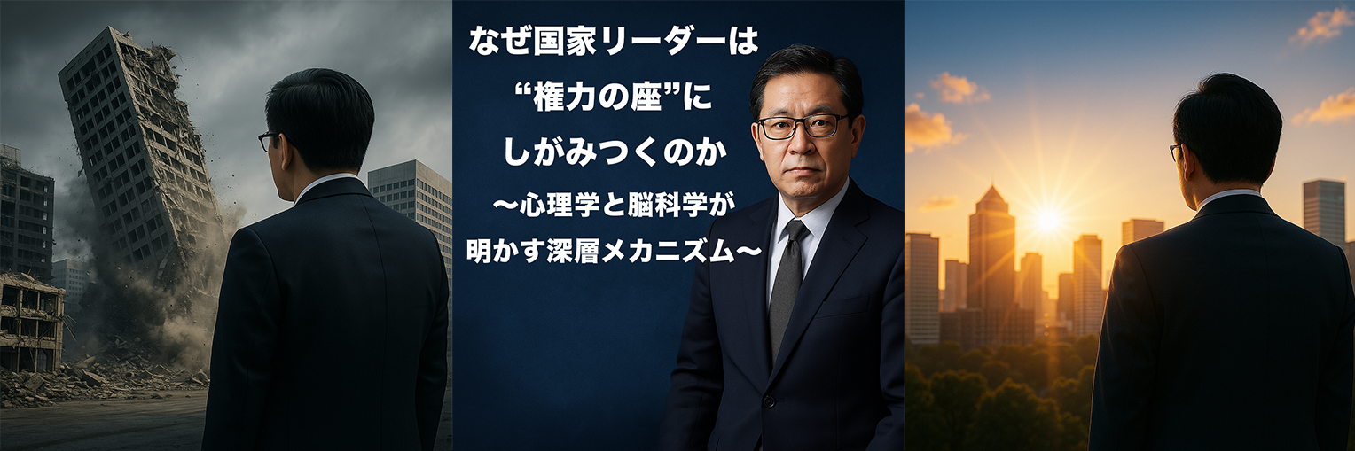 なぜ国家リーダーは“権力の座”にしがみつくのか 〜心理学と脳科学が